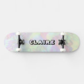 Skateboard Nom de design cool Collectible holographique (Horz)