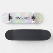Skateboard Nom de design cool Collectible holographique (Horz)