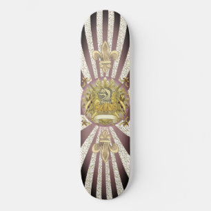 Skateboard Nom de famille Crest Knight Shield nom personnalis