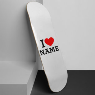 Skateboard Nom du coeur