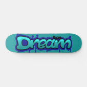 Skateboard nom du style de graffité rêve bleu (Horz)