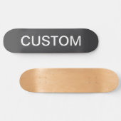 Skateboard Nom modifiable en gras moderne, entreprise ou marq (Horz)
