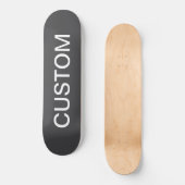 Skateboard Nom modifiable en gras moderne, entreprise ou marq (Recto)