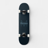 Skateboard Nom modifiable moderne (Recto)