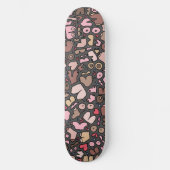 Skateboard Nom motif mammaire neutre (Recto)