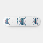 Skateboard Nom personnalisé Baseball (Horz)