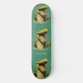 Skateboard Nom personnalisé Crocodile (Recto)