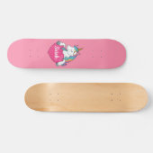 Skateboard Nom personnalisé Cute Unicorn (Horz)