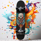 Skateboard Nom personnalisé du clown d'effroi