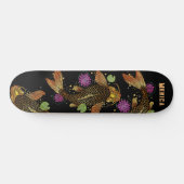 Skateboard Nom personnalisé Koi Fish (Horz)