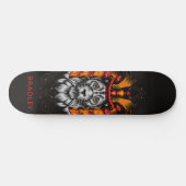 Skateboard Nom personnalisé Lion Warrior (Horz)