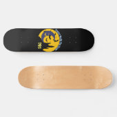 Skateboard Nom personnalisé ou Monogram Deck Nuit parfaite (Horz)
