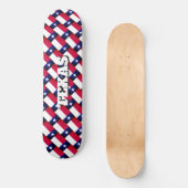 Skateboard Nom personnalisé Texas State flag skboard deck (Recto)