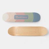 Skateboard Nom Retro Pastel (Horz)