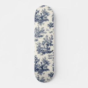 Skateboard NOMADESAUSTRALIENS Navy toile de Jouy