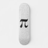 Skateboard Nombreux chiffres de Pi Mathematical Constante (Devant)