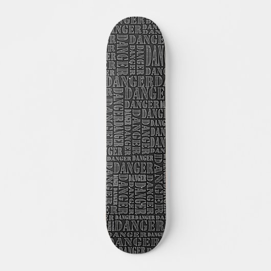 Skateboard Nombreux dangers III - Noir (Devant)