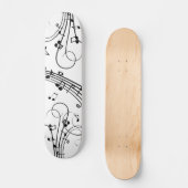 Skateboard Notes de musique fantaisie (Recto)