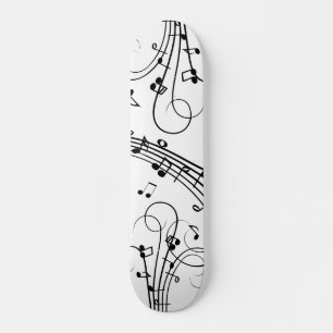 Skateboard Notes de musique fantaisie