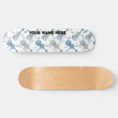 Skateboard Notes de musique violon (Horz)