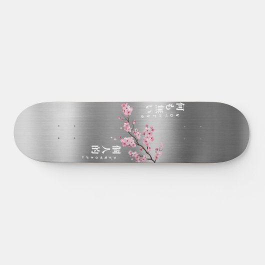 Skateboard Nothing Personal - Cherry Blossom Silver Edition (Horz)