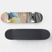 Skateboard Notre Dame du Silence tenant le bébé Jésus (Horz)