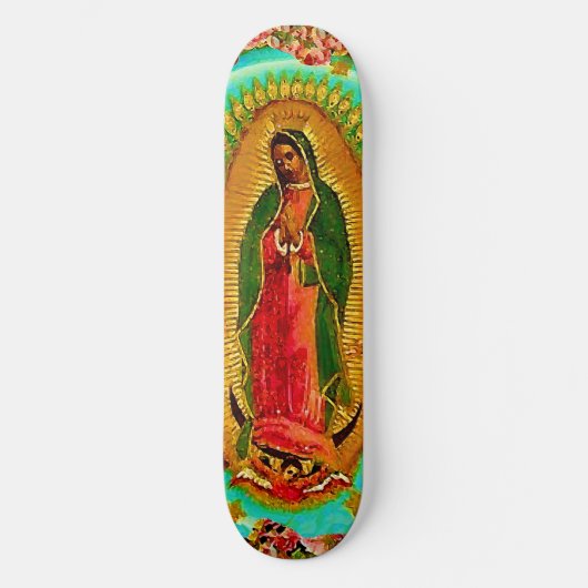 Skateboard Notre Vierge Marie mexicain saint de Madame (Recto)