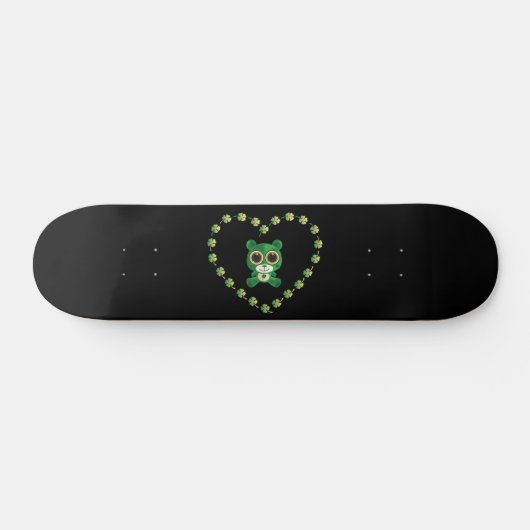 Skateboard Nounours de la Saint-Patrick (Horz)
