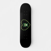 Skateboard Nounours de la Saint-Patrick (Devant)