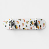 Skateboard Nourriture japonaise : Motif de sushi (Horz)