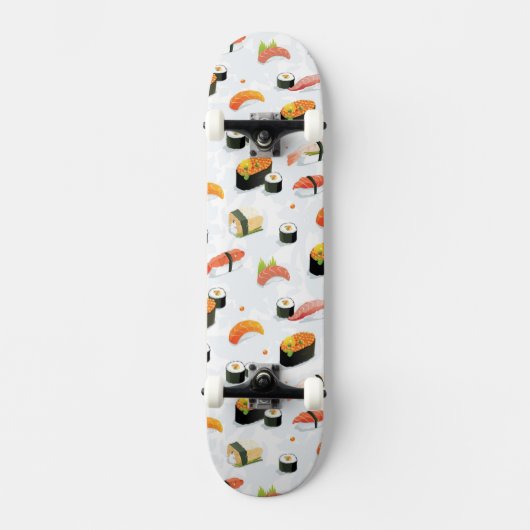 Skateboard Nourriture japonaise : Motif de sushi (Recto)