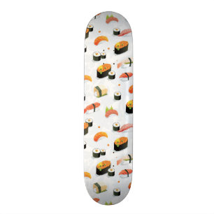 Skateboard Nourriture japonaise : Motif de sushi