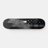 Skateboard NOUS LE PEUPLE Industrial Grunge American Flag (Horz)