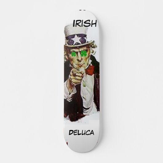 Skateboard Nous voulons DeLuca (Devant)