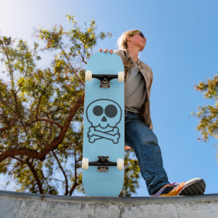 Skateboard NOUVEAU - Crâne de dessin animé