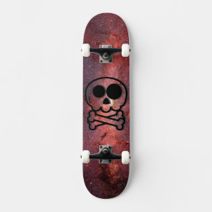 Skateboard NOUVEAU - Crâne de dessin animé Galaxy