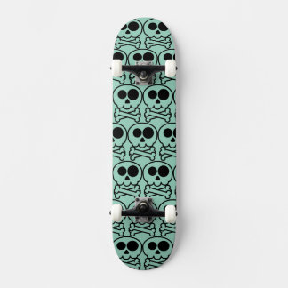 Skateboard NOUVEAU - Crâne de dessin animé pastel