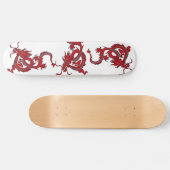 Skateboard Nouvelle année chinoise, - dragon chinois (Horz)