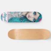 Skateboard Nouvelle Princesse de Londres avec les cheveux et  (Horz)