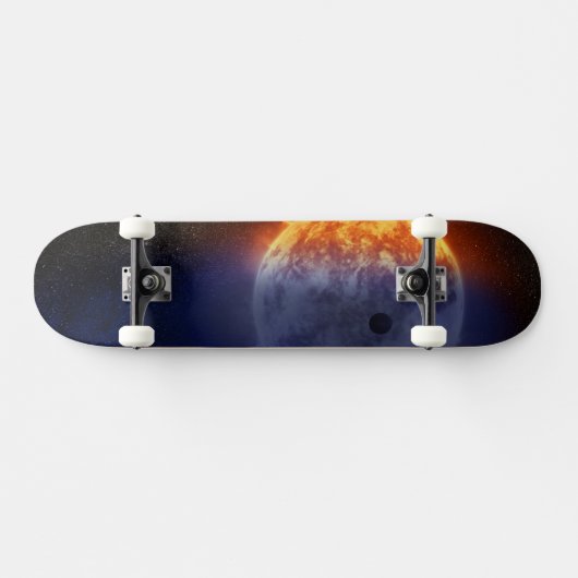 Skateboard Nuage De Gaz Hydrogène Au Large De L'Exoplanète Gj (Horz)