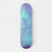 Skateboard Nuage violet effet nuage de tempête (Devant)