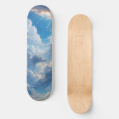 Skateboard Nuages de ciel d'anime (Recto)