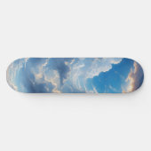 Skateboard Nuages de ciel d'anime (Horz)