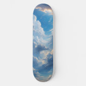 Skateboard Nuages de ciel d'anime (Recto)