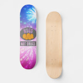 Skateboard Nuages et non drogues (Recto)