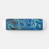 Skateboard Nuances de bleu (Horz)