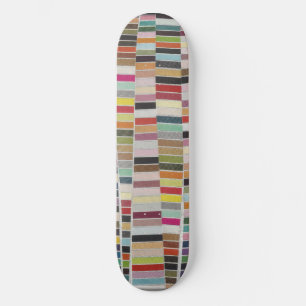 Skateboard Nuanciers multicolores coupés