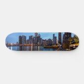 Skateboard Nuit À Navy Pier (Horz)
