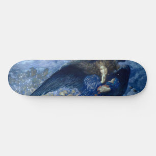 Skateboard Nuit avec son Train des Etoiles (Ange avec Cherubs
