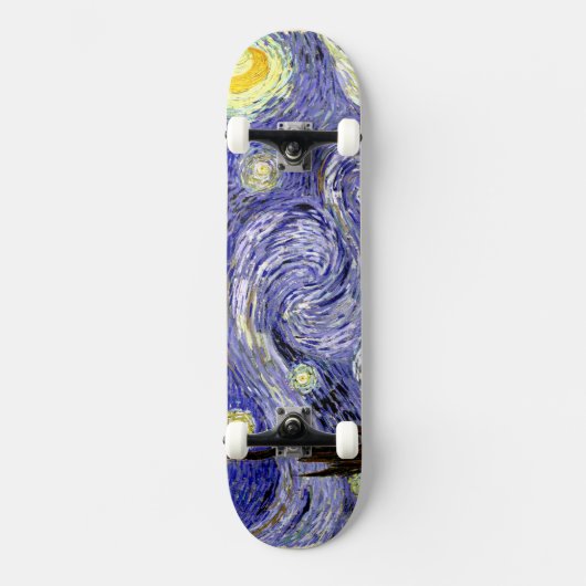 Skateboard Nuit étoilée de Van Gogh, 1889 (Recto)